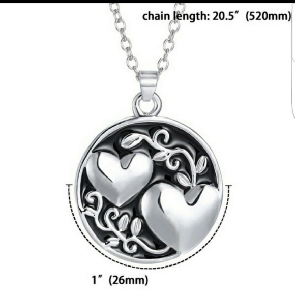 Silver sister necklace - Picture 5 of 5